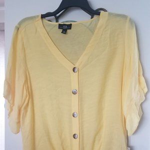 Pretty AGB Woman Summer Top.  62% Rayon, 38% Polyester. Size 2X.